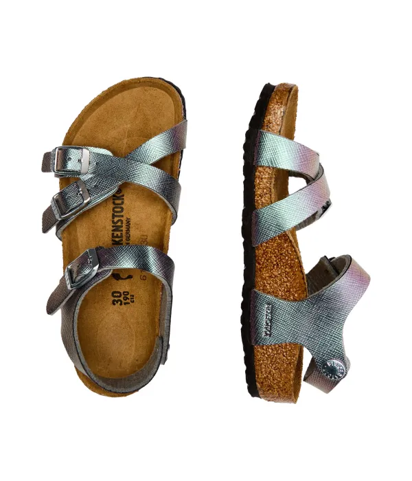 Сандалии Kumba Saffiano Narrow fit Birkenstock, мультиколор — фото 3