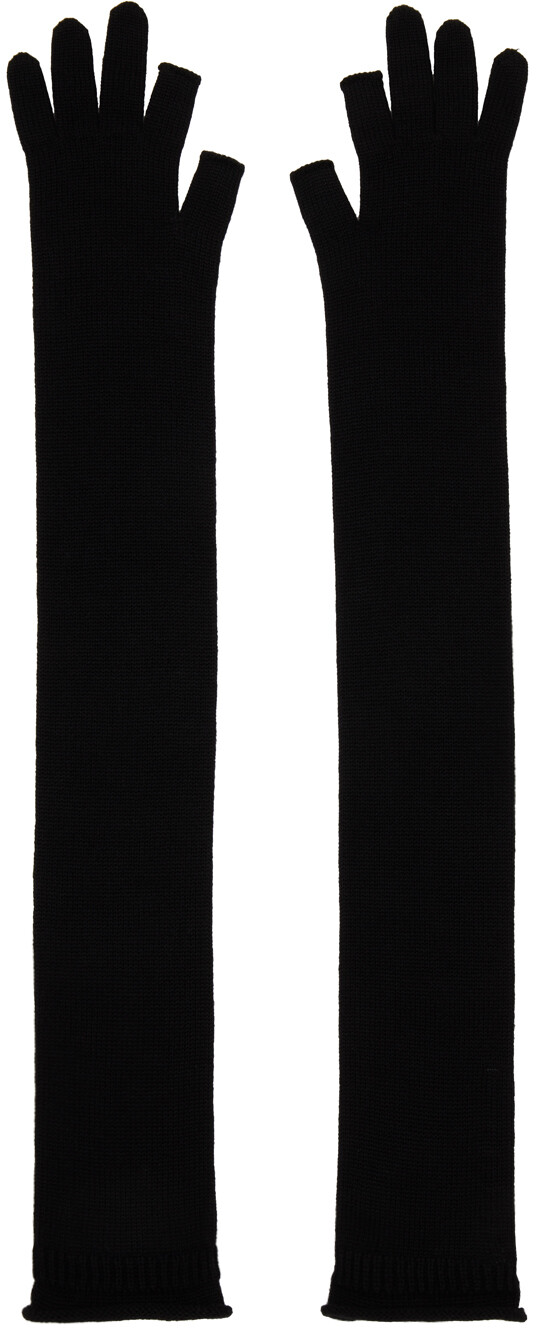 

Перчатки Porterville Opera Rick Owens, черный