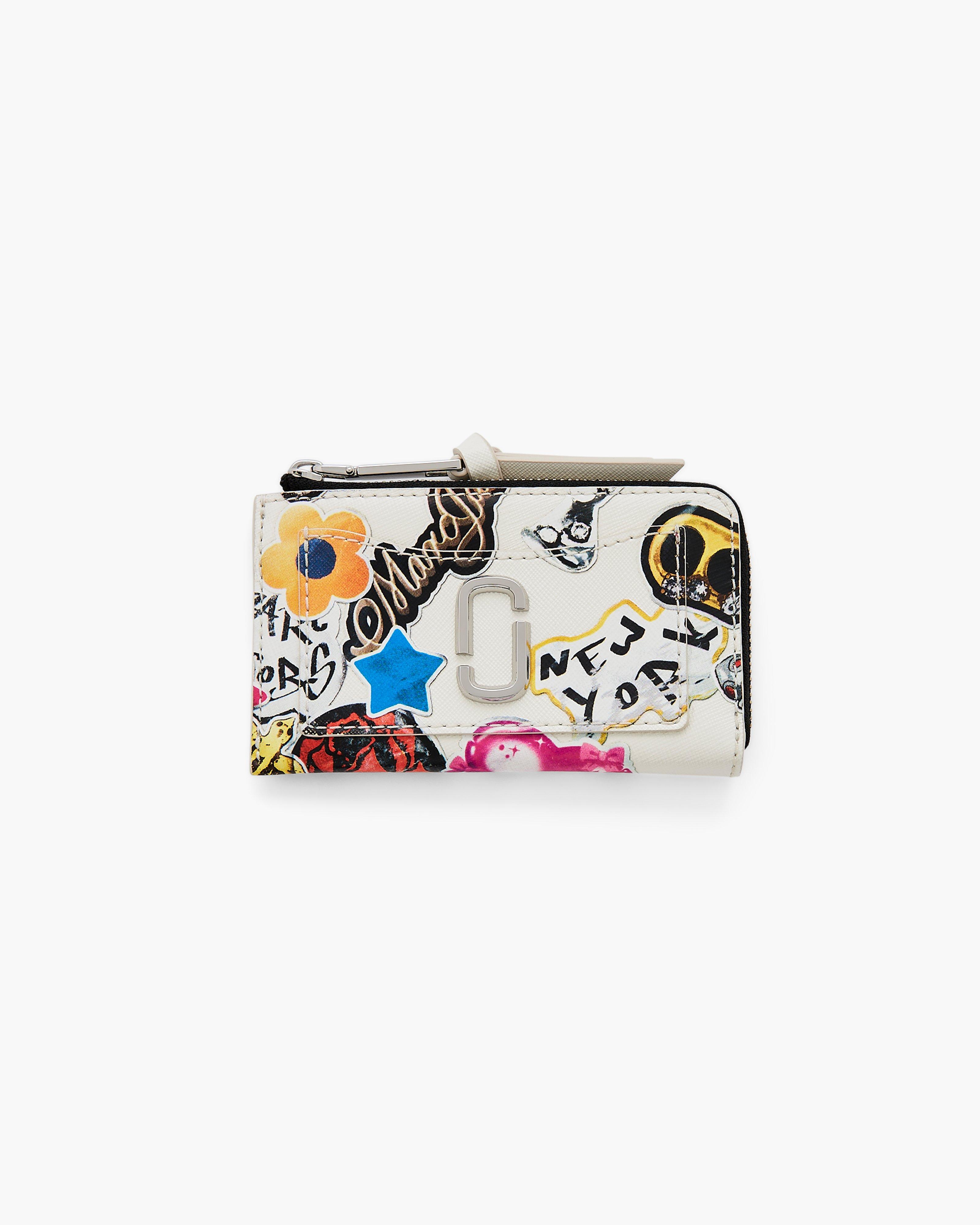

Кошелек Utility Snapshot Top Zip Multi Marc Jacobs, цвет White Multi