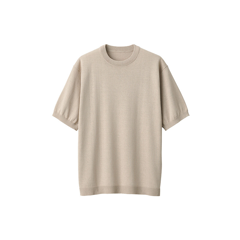 

Свитер мужской Muji с короткими рукавами, коричневый