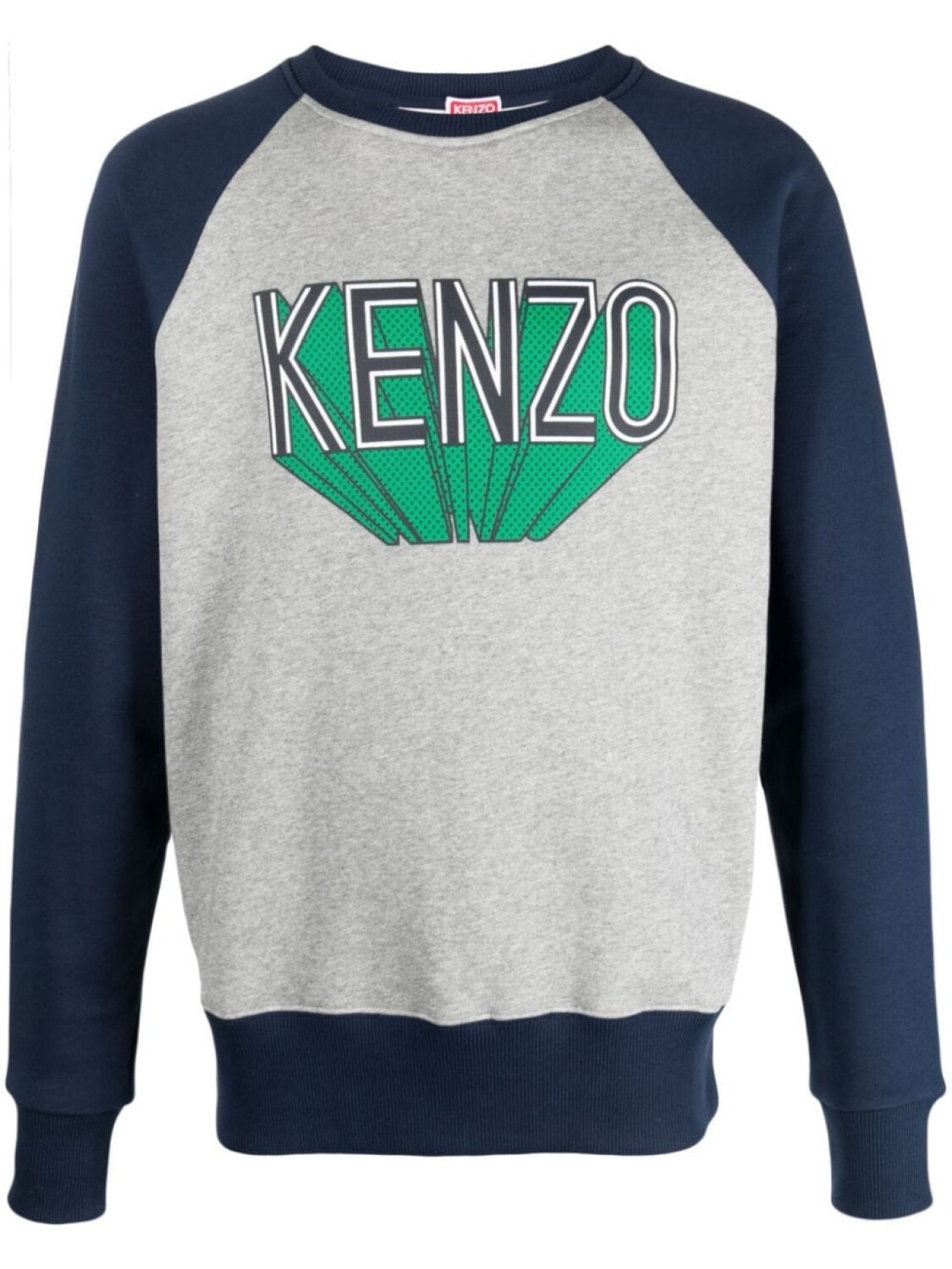 

Kenzo толстовка с логотипом, серый