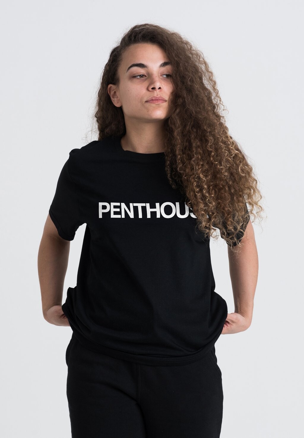 

Футболка с принтом PENTHOUSE LOGO Henry Tiger, черный