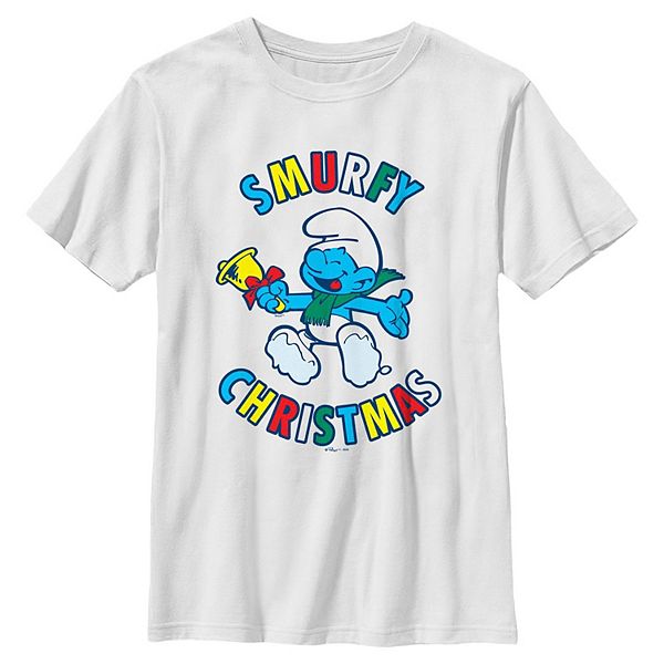 

Футболка с принтом Smurfs Happy Smurfy Christmas для мальчиков 6-20 Licensed Character