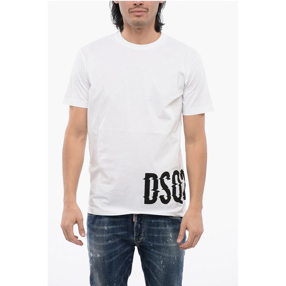 

Футболка Cool Fit из хлопка с напечатанным логотипом Dsquared2, White