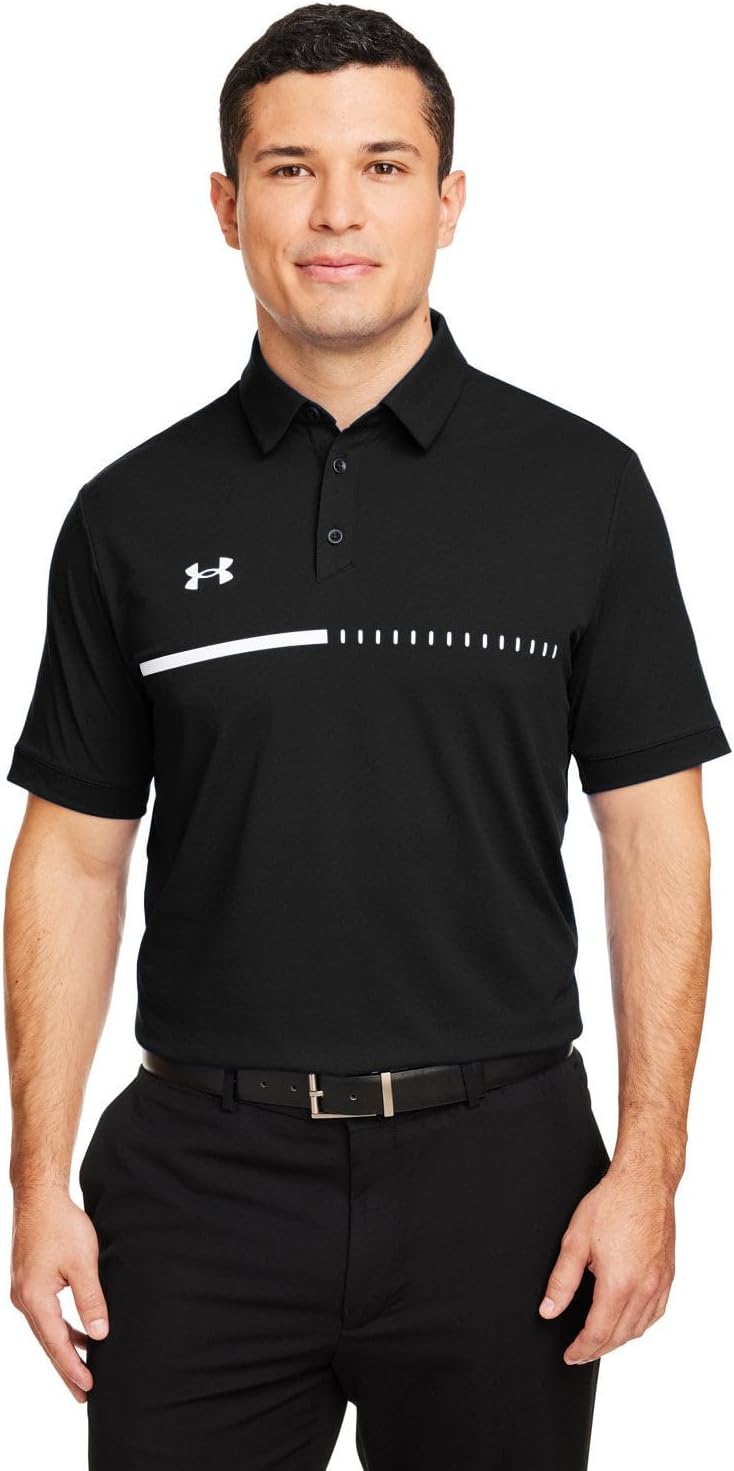 

Under Armour мужская футболка Title Polo, Black/White