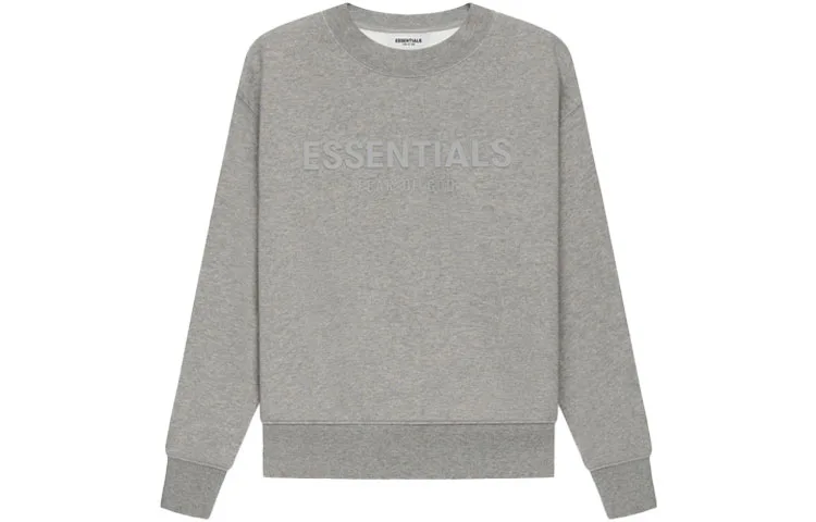 Детский свитшот с круглым вырезом Fear Of God Essentials, Dark Oat — фото 3