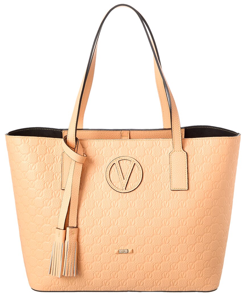 

Кожаная сумка-тоут Valentino by Mario Valentino Soho Medallion, розовый