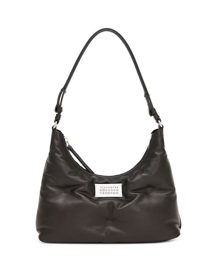 

Маленькая сумка-хобо Maison Margiela Glam Slam Hobo, черный