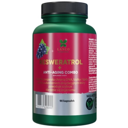 

Ресвератрол + Антивозрастной комплекс – 90 капсул. Lanco Nutrition
