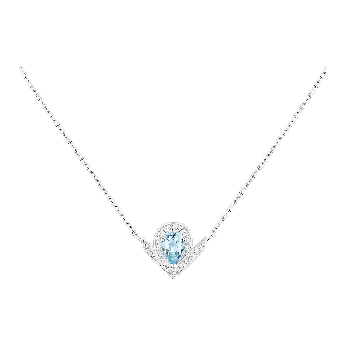 

Женское ожерелье с драгоценными камнями JOSÉPHINE Chaumet, серебристо-белый