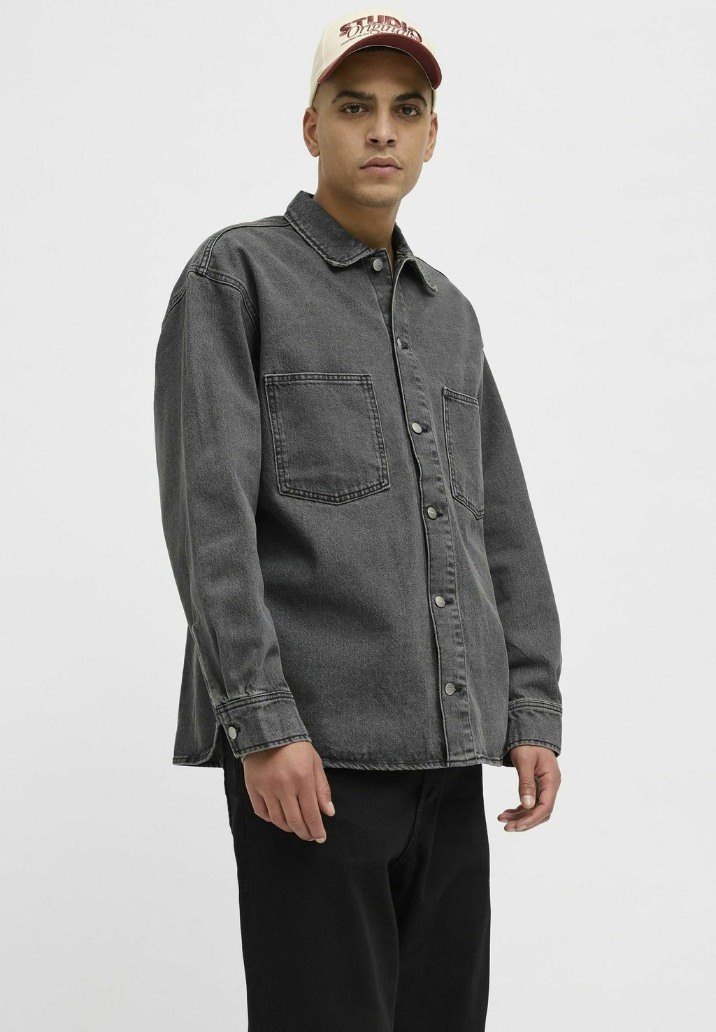 

Рубашка JORHENRY Jack & Jones, цвет Black Denim