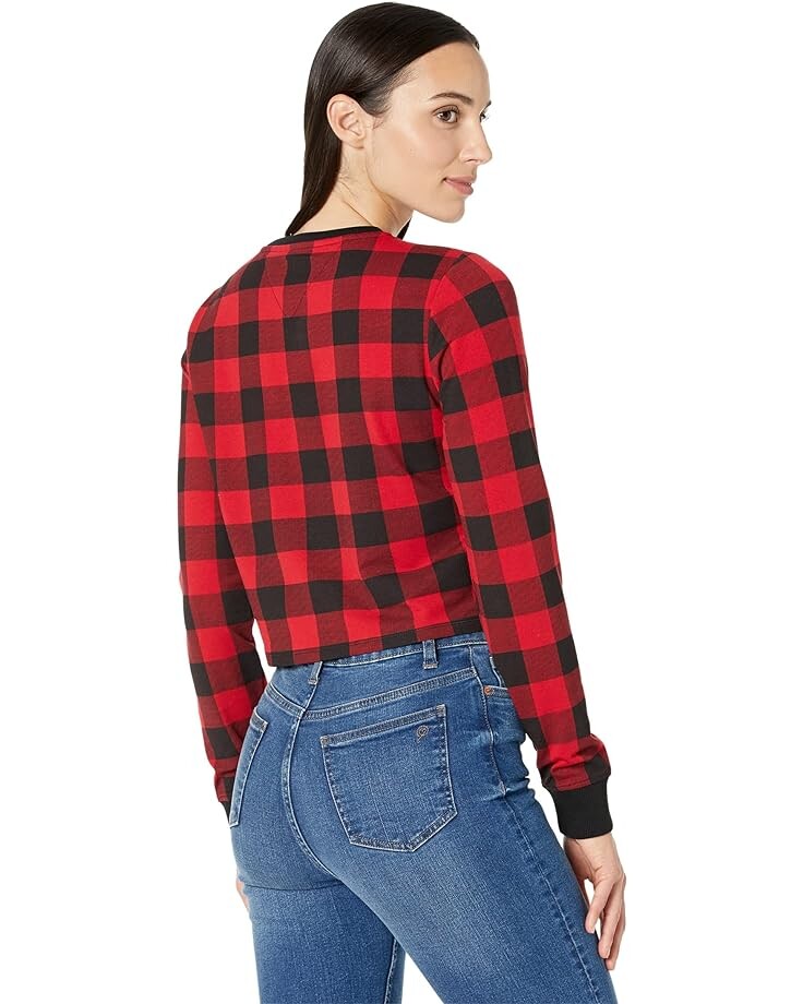 

Свитер Tommy Hilfiger Pullover Sweater, цвет Small Bounty Buffalo/Black/Scarlet