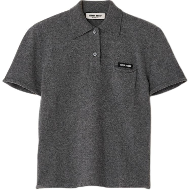 

Кашемировый свитер Women's MIU MIU, slate серый