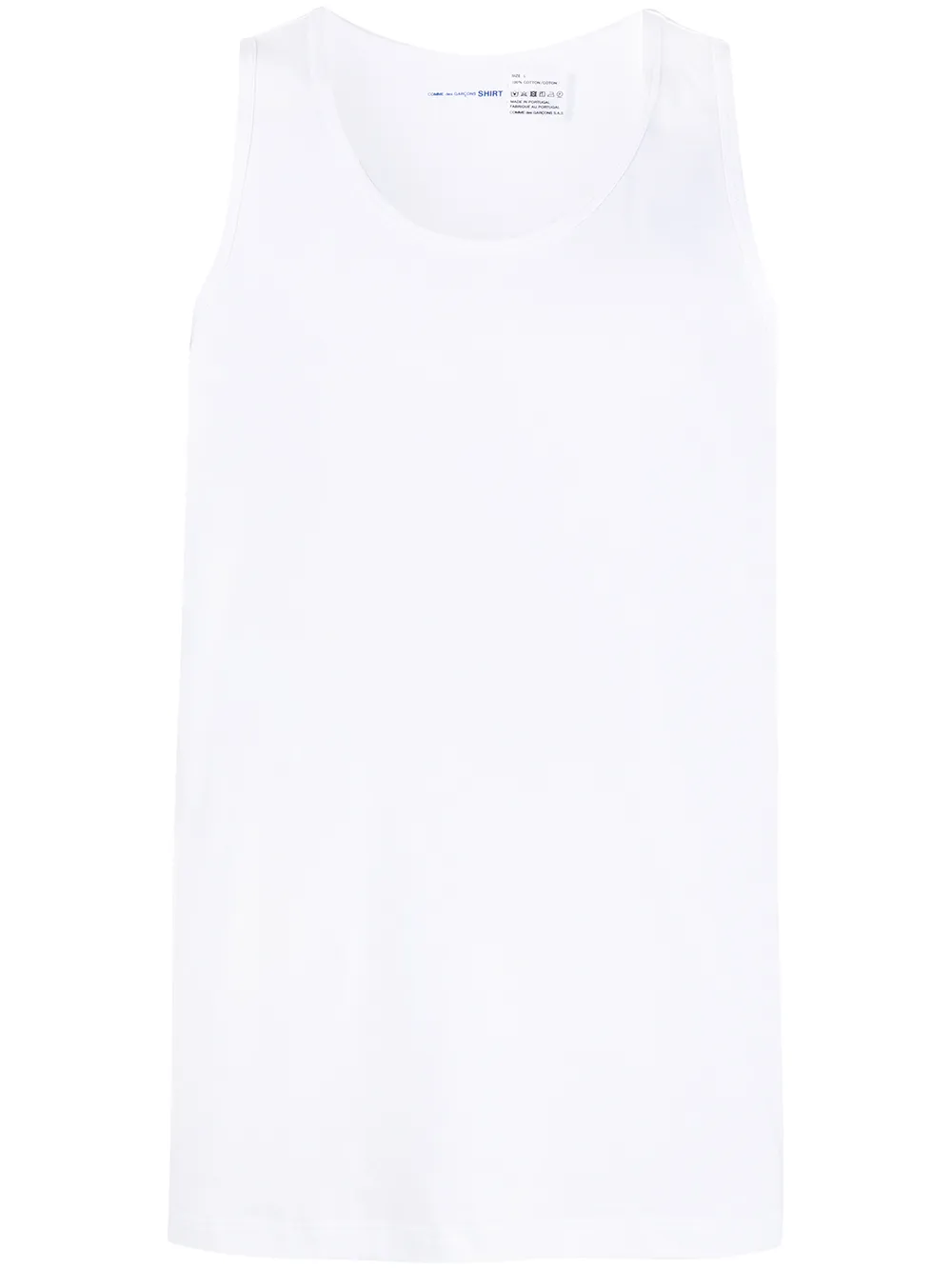 

Топ без рукавов Comme Des Garçons Shirt, белый