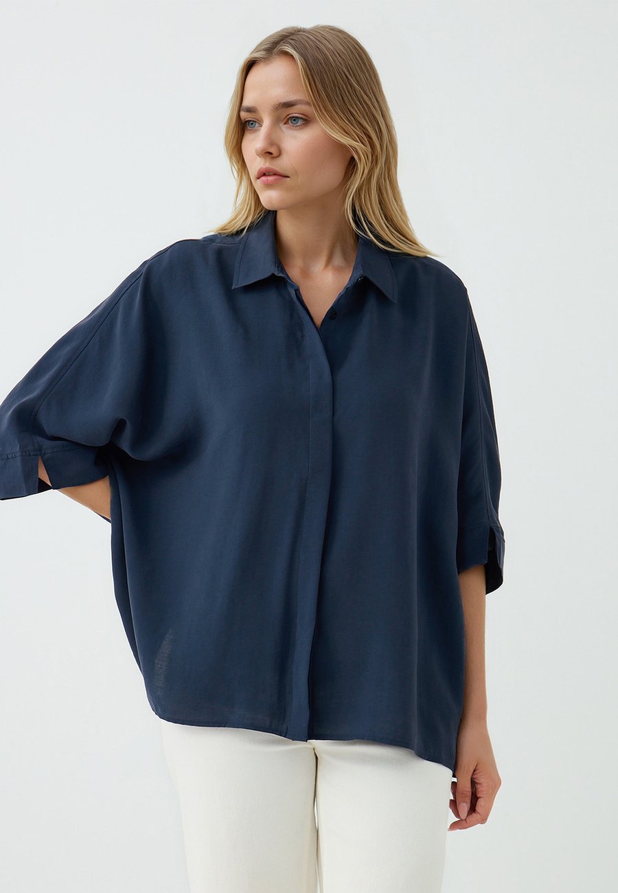 

Блуза Jimmy Key LOOSE FIT COLLAR, Dark Blue