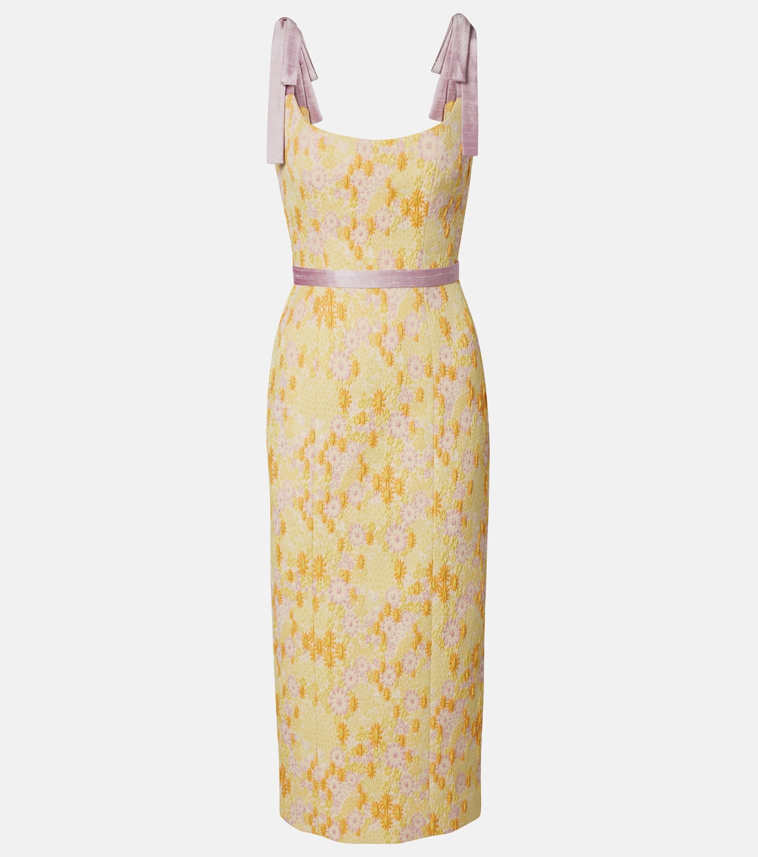 

Корсетное платье из парчи с вышивкой из акации Markarian, Acacia Daisy