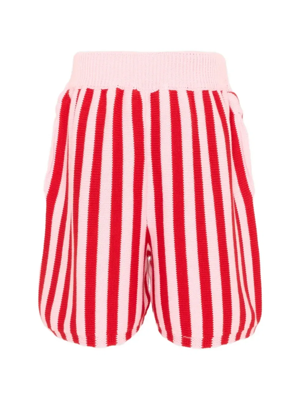 Полосатые шорты с клубникой Joshua Sanders Kids, розовый — фото 2