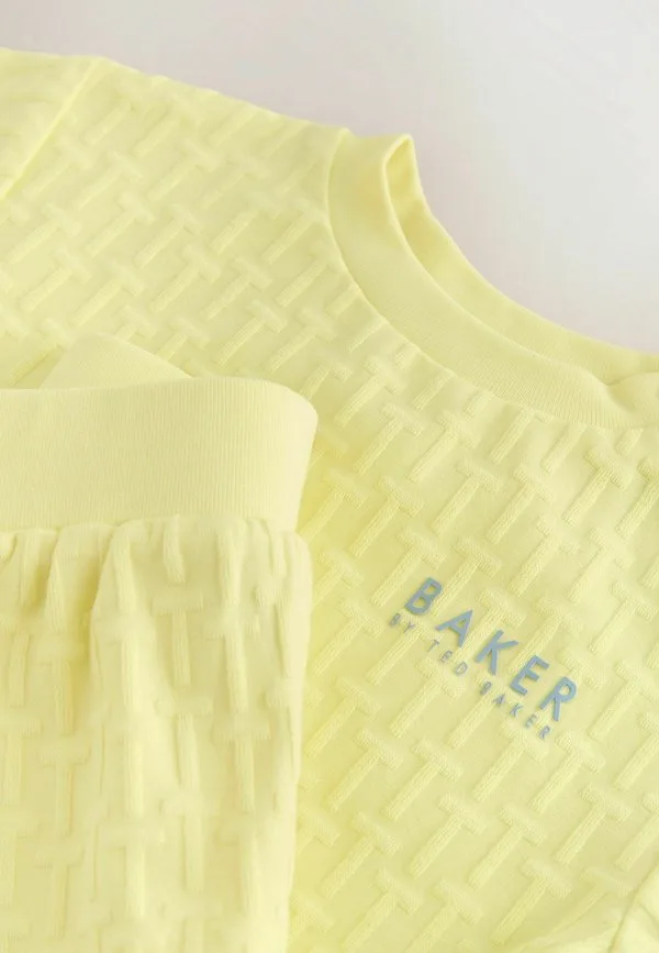 Шорты из фактурной ткани, стандартного кроя Baker By Ted Baker, Yellow — фото 4