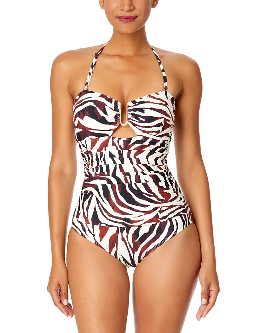 

Слитный купальник-бандо Anne Cole с кольцом спереди Anne Cole, Multi