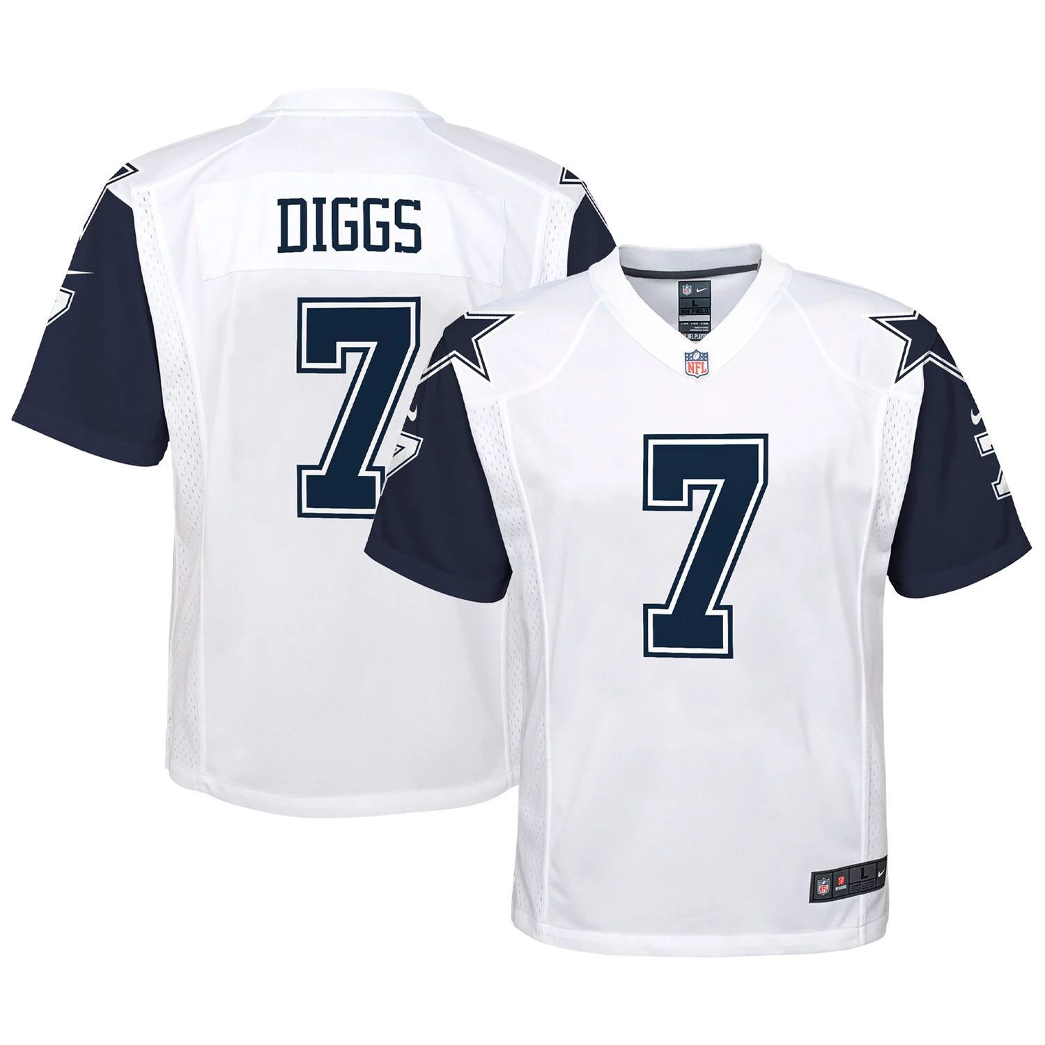 

Молодежная футболка Nike Trevon Diggs White Dallas Cowboys Alternate Game Nike