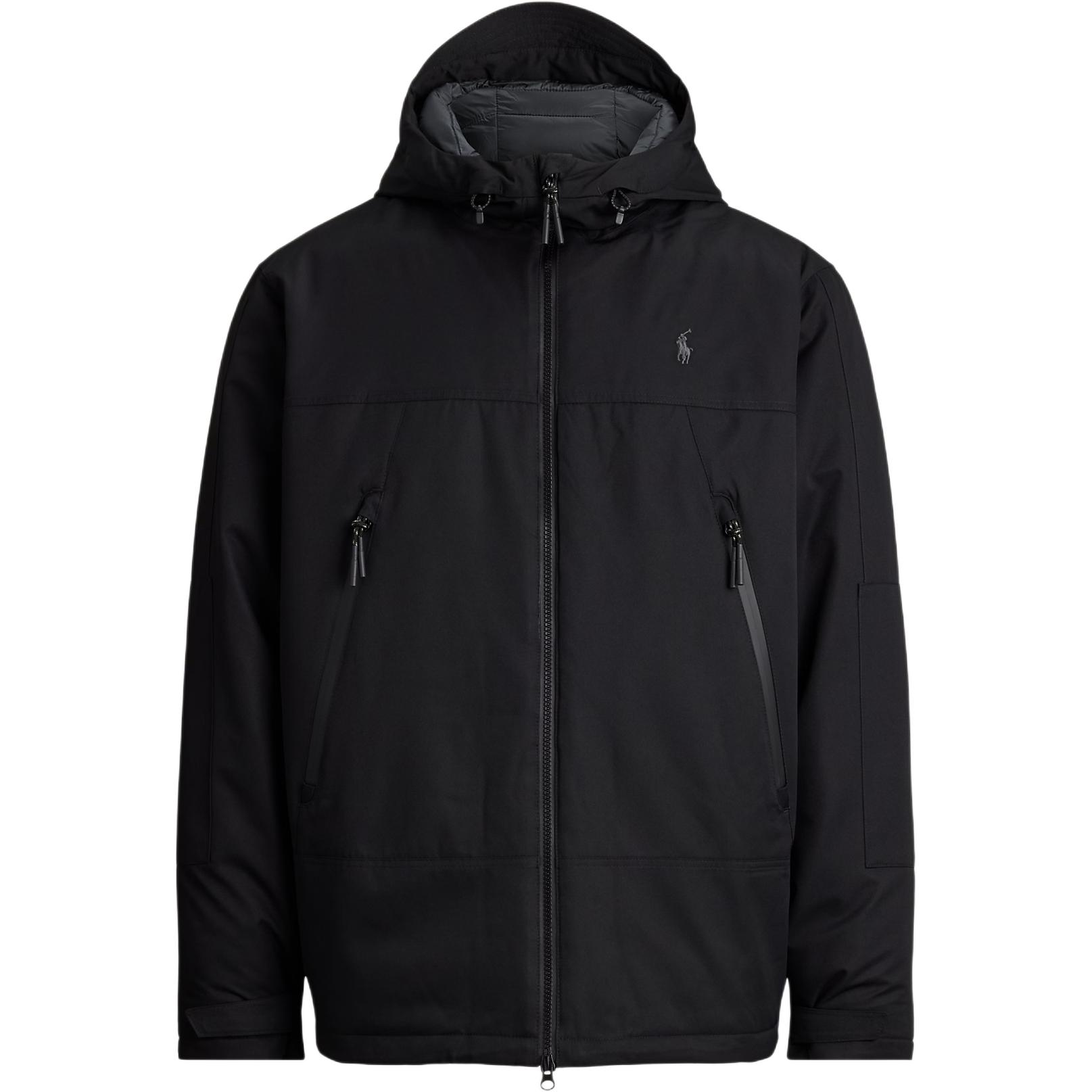

Утепленная ветровка с капюшоном Polo Ralph Lauren, черный