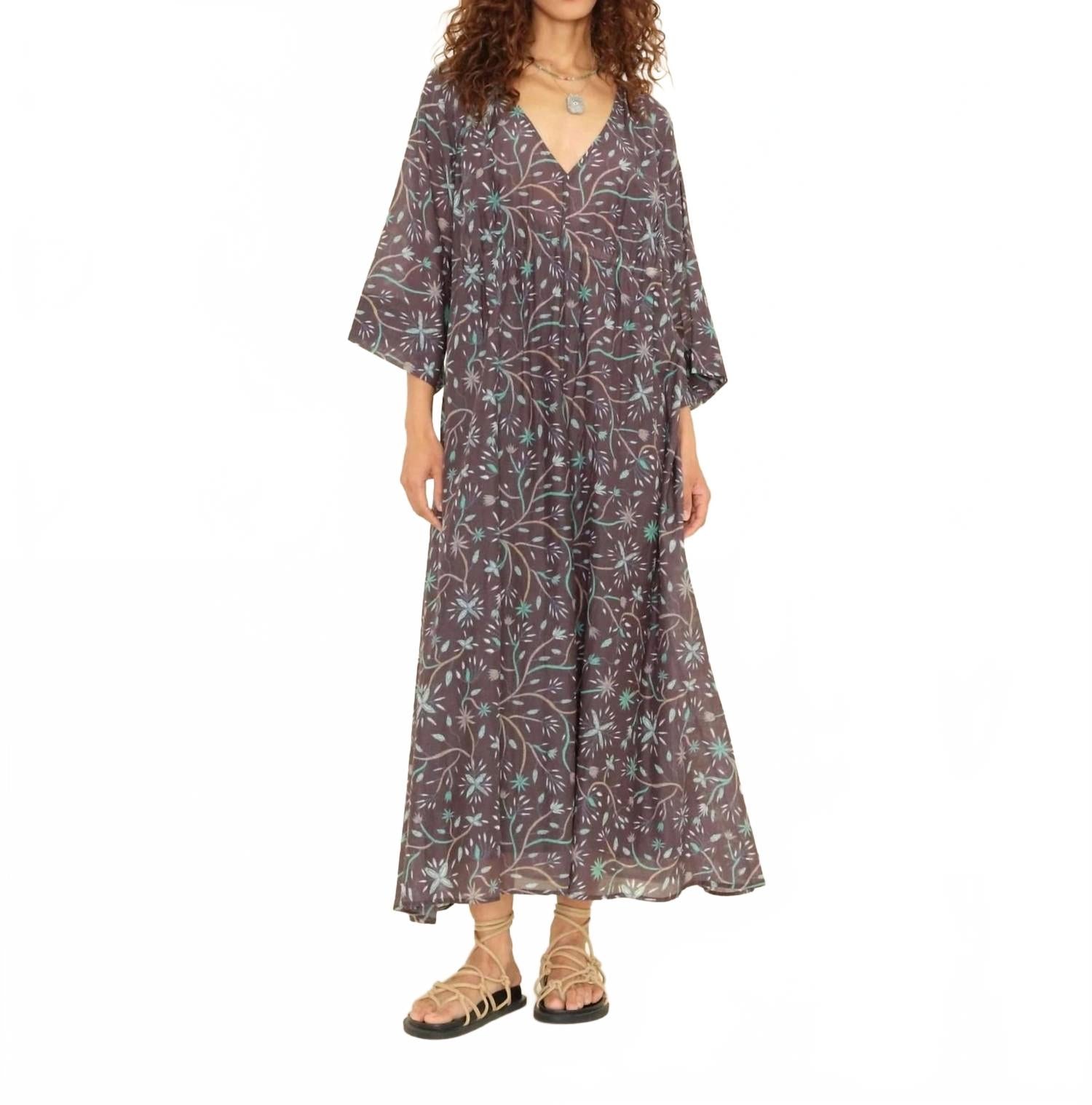 

Платье Angela в цвете графит с мятным XIRENA