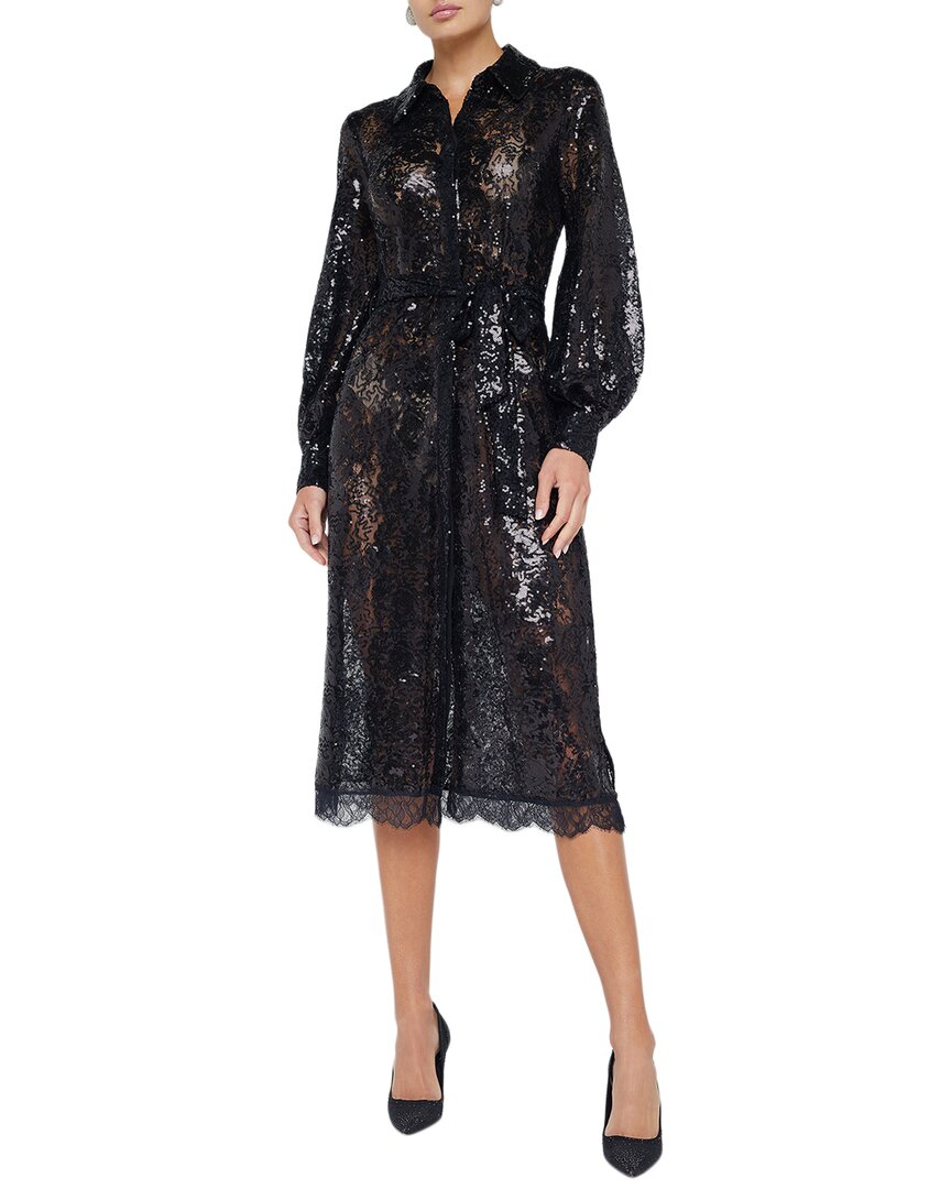 

Платье Frida Down Lace от L'AGENCE, черный