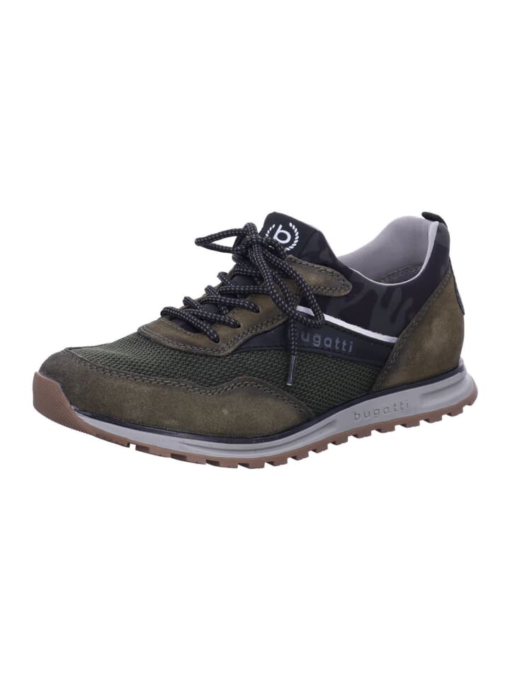 

Кроссовки на шнуровке Bugatti Sneaker, зеленый
