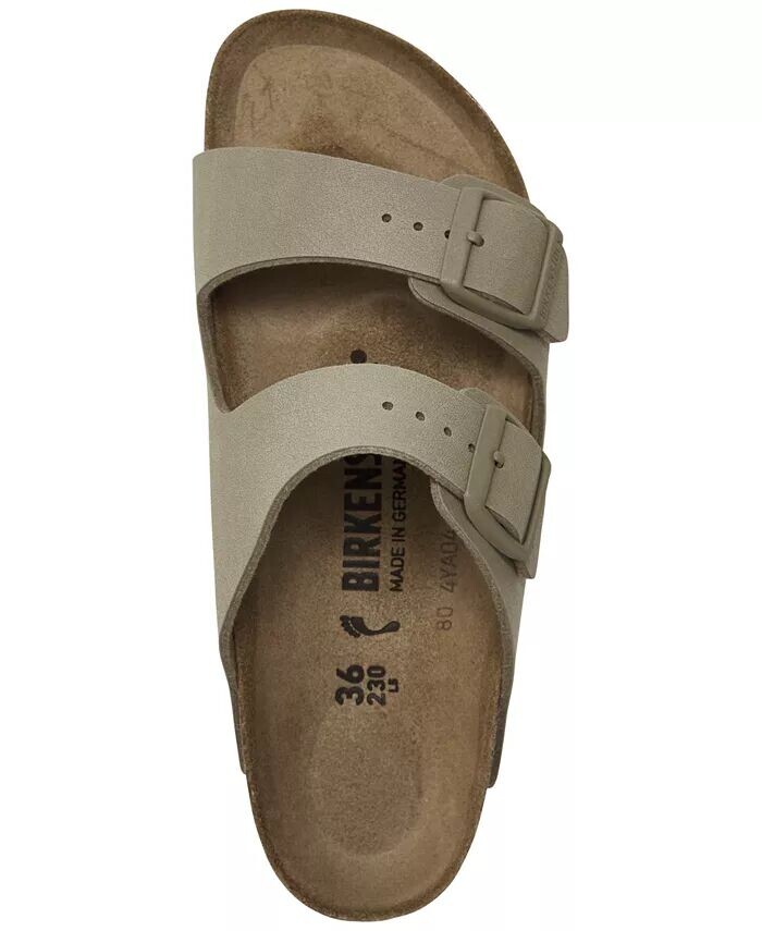 Женские сандалии Arizona Birko-Flor с мягкой стелькой от Finish Line Birkenstock, зеленый — фото 3