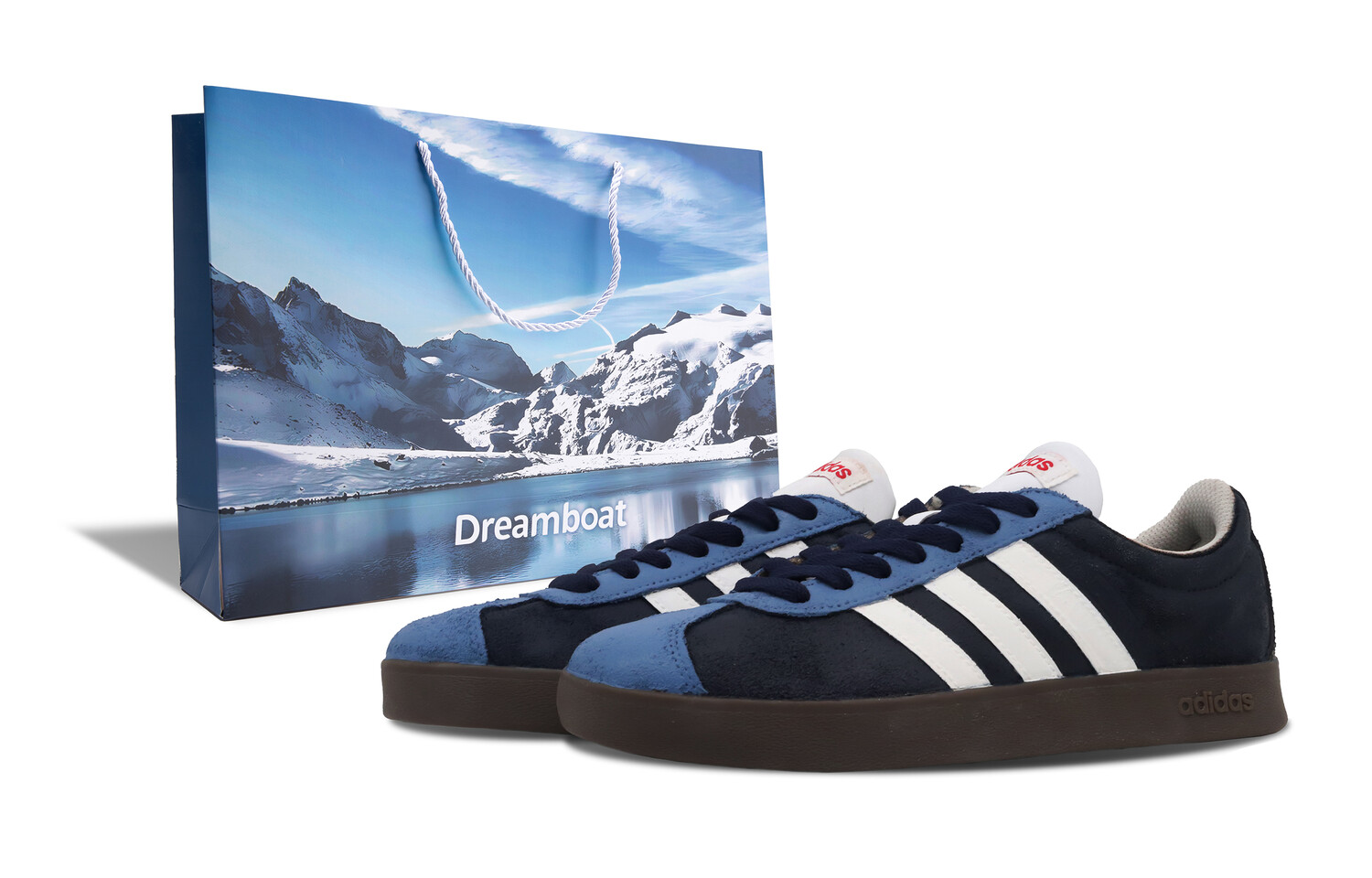 

Кроссовки adidas neo Vl Court Classic Skateboarding Shoes Unisex Low-top Black/Hyper Royal/Chrome, черный