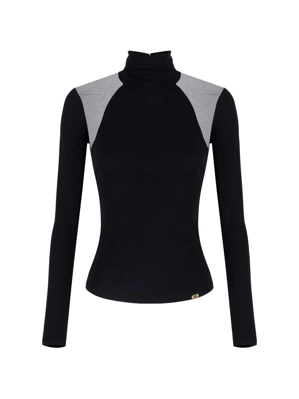 

Длиннофутболка с длинными рукавами Elisabetta Franchi, черный