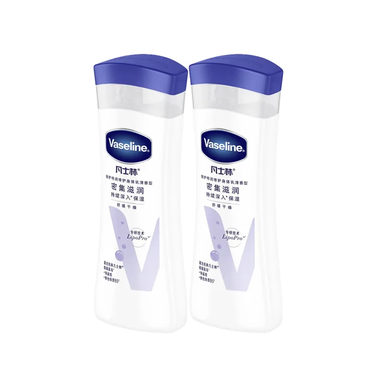 Vaseline Увлажняющий лосьон для тела с освежающим ароматом, 400 мл, 100ml*2