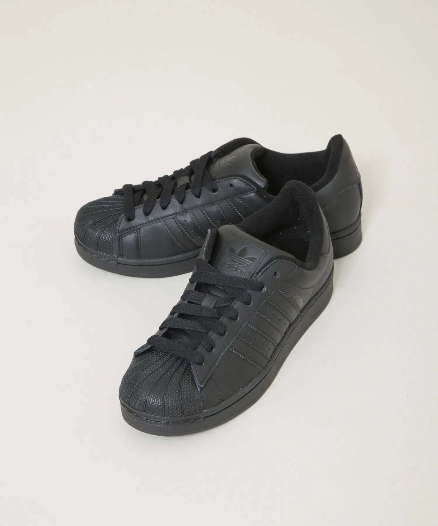 Унисекс кроссовки SUPERSTAR II adidas чёрные