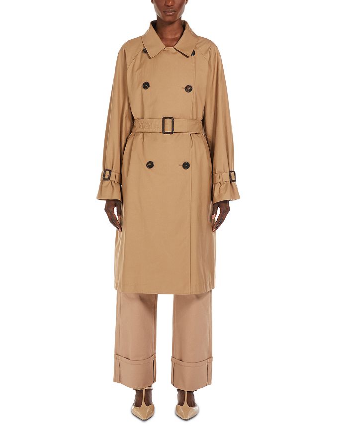 

Тренчкот Cube Ctrench Max Mara, коричневый/бежевый