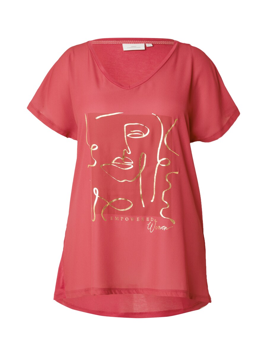 

Рубашка ONLY Carmakoma CARKetty, цвет Dark pink