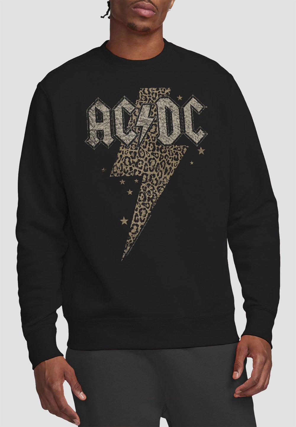 

Толстовка AC/DC LEOPARD BOLT Cotton Soul, черный