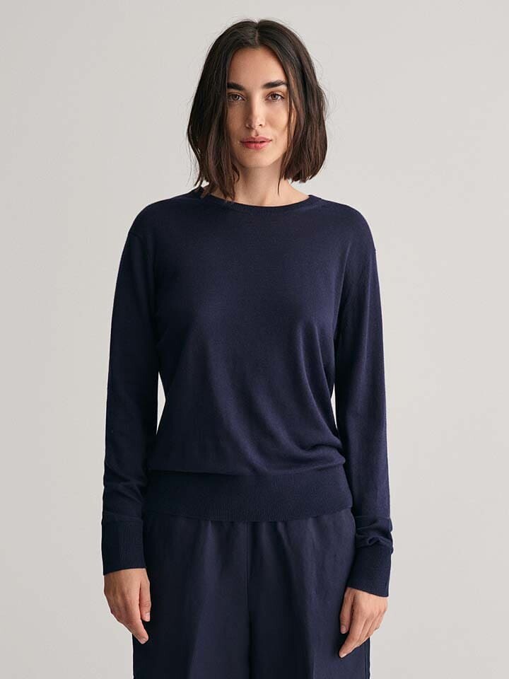 

Пуловер Gant Pullover, темно-синий