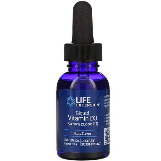 

Life Extension, Витамин D3 2000 МЕ в каплях - 29,57 мл