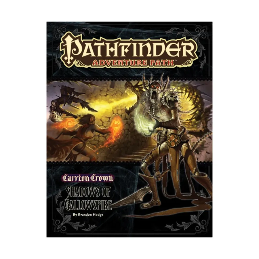 

#48 "Carrion Crown #6 - Shadows of Gallowspire", Pathfinder Roleplaying Game (1st Edition) - Adventure Path #031 - #060, мягкая обложка