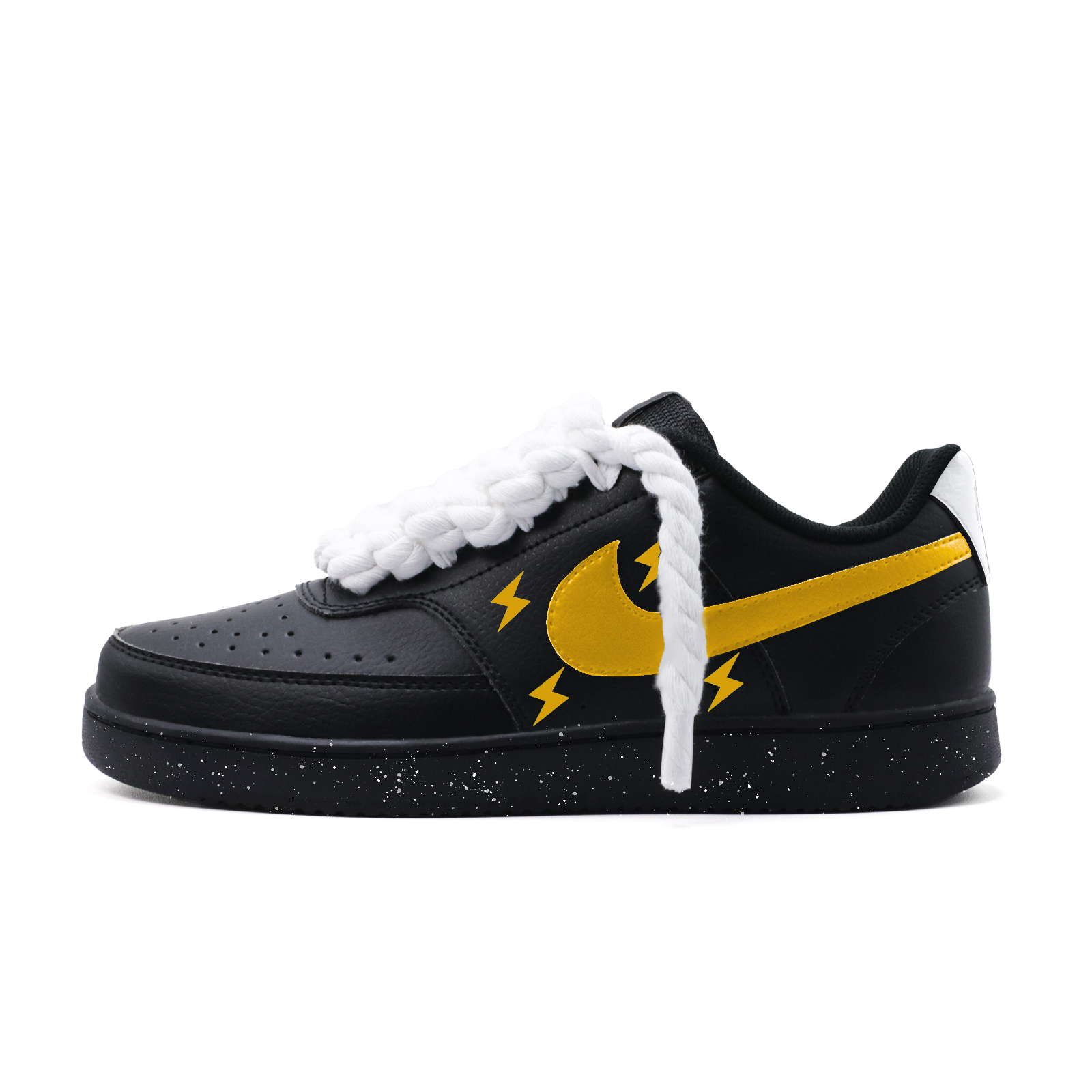 

Nike Court Vision 1 Sunset Yellow Twilight устойчивые к истиранию низкие кроссовки для скейтбординга мужские Yellow