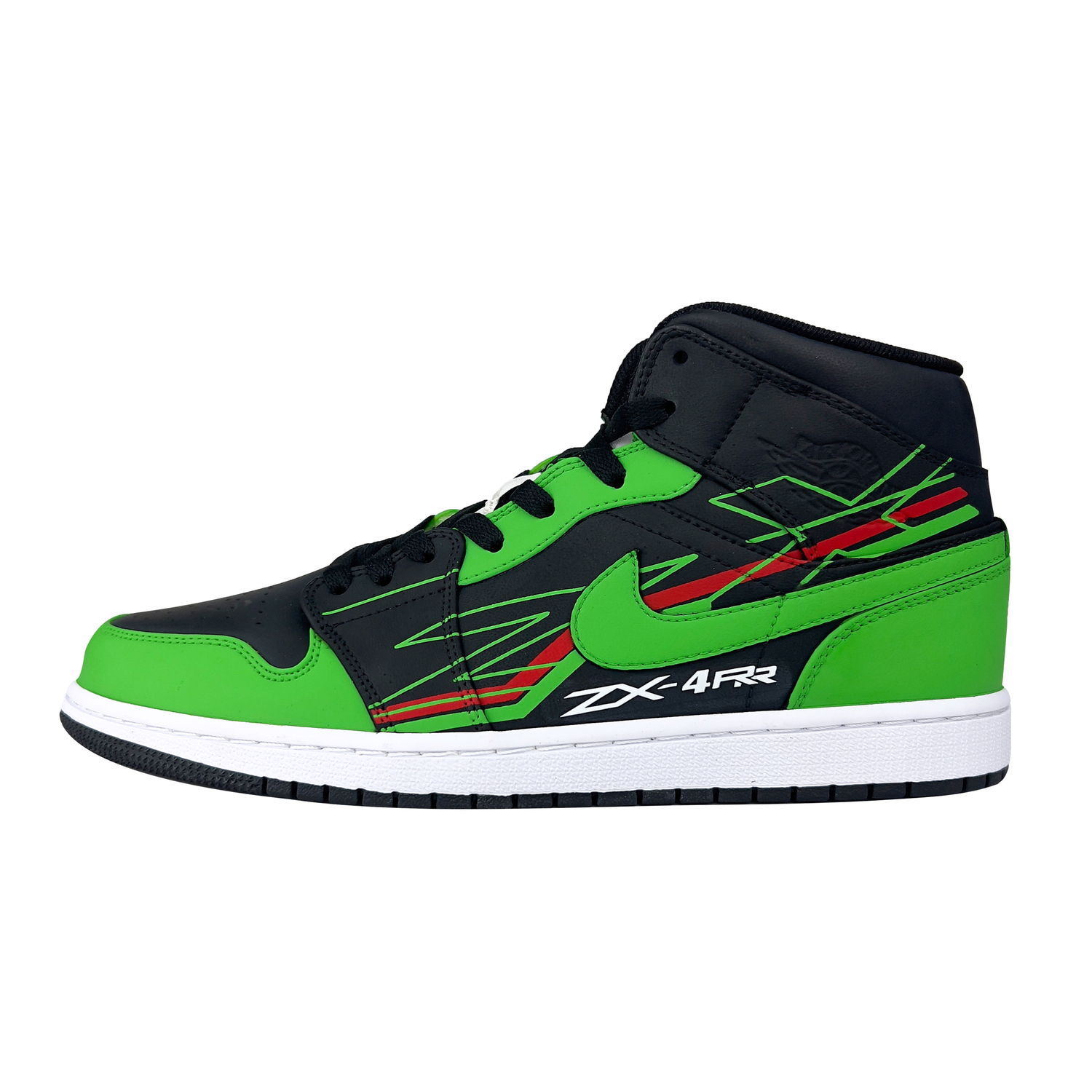 

Jordan Air 1 Green Blade Swift Shadow Mid top Vintage баскетбольные кроссовки мужские черно-зеленые