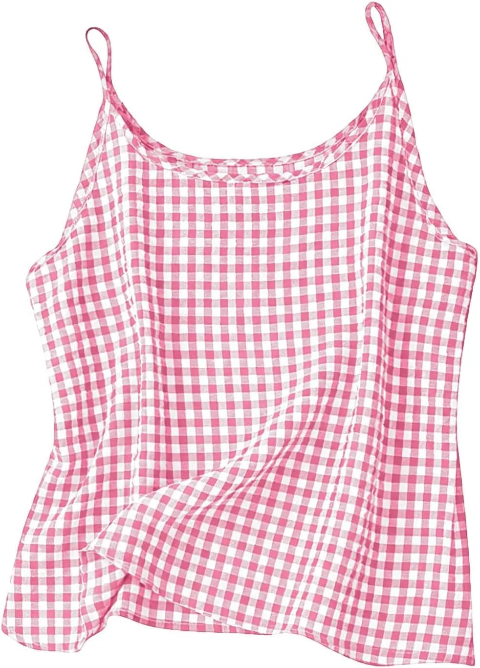 Детский топ на бретелях, хлопок, лен, Generic, Pink