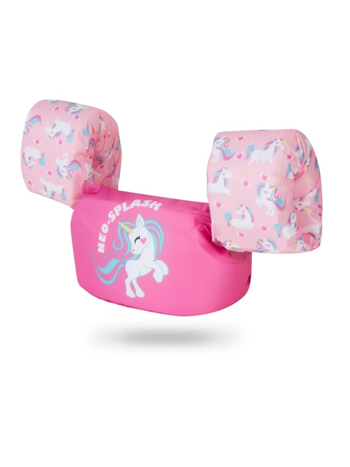 

COFI 1453 Нарукавники для плавания для малышей (1-3 года) - плавательный жилет 10-19 кг, розовый