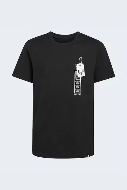 Футболка детская MESSI Adidas Performance, черный — фото 2