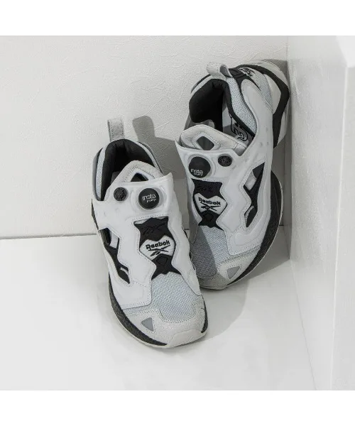 Кроссовки высокие с технологией Pump Reebok Instapump Fury 95 серые — фото 2