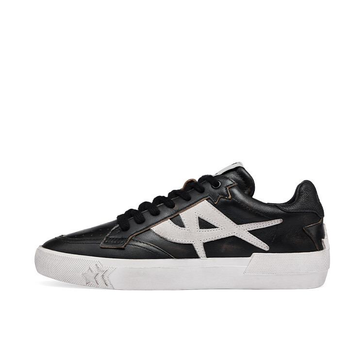 

Кроссовки ASH Skateboarding Shoes Women's Low-top White, черный