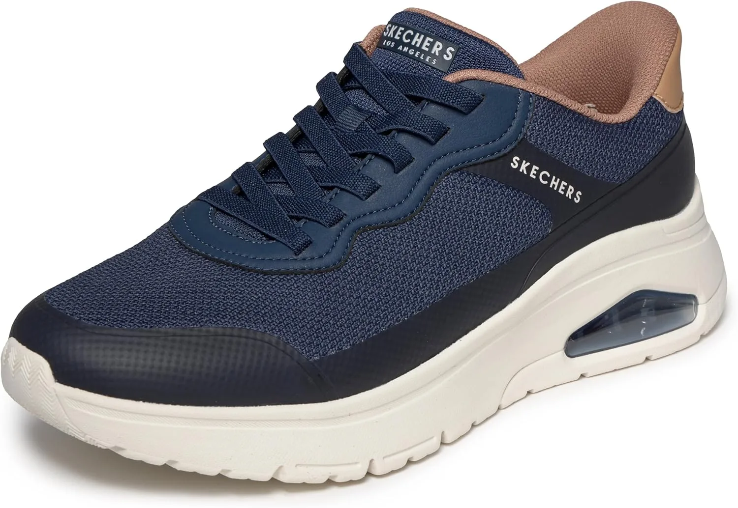 Мужские кроссовки Skechers UNO Flex Step N Knit, темно-синий/бежевый