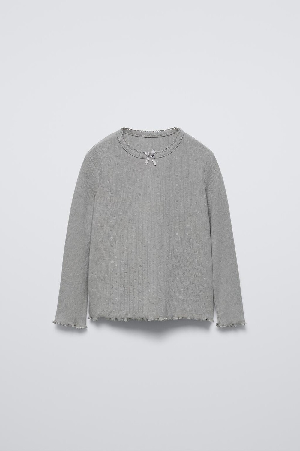 

Футболка пуантель с бантом ZARA, зеленый/синий