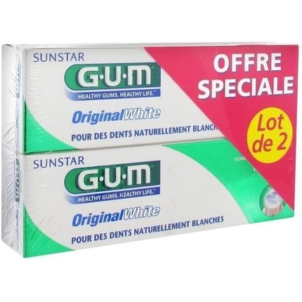 

Оригинальная белая зубная паста 75 мл - Упаковка из 2 шт Gum