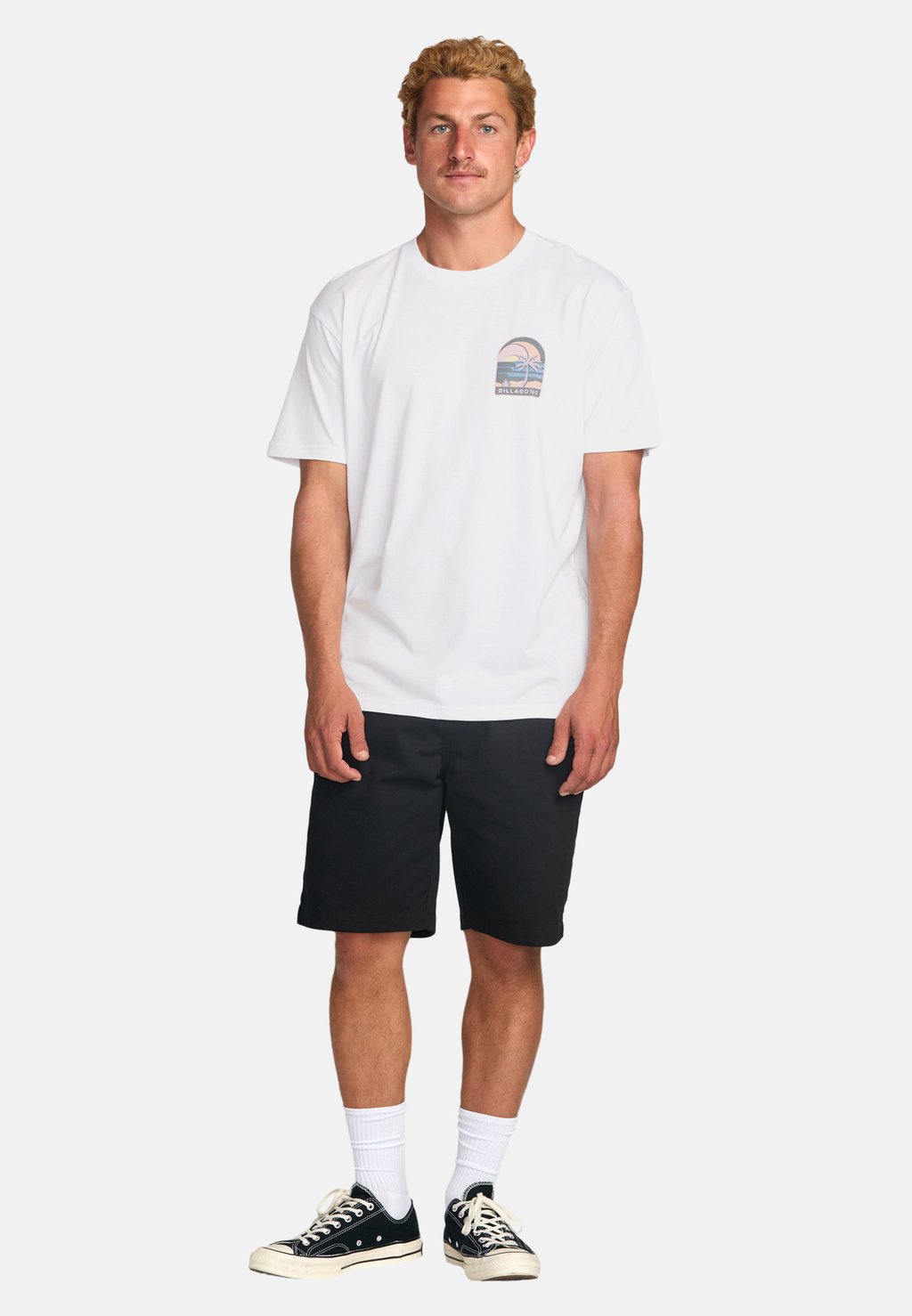 

Футболка с принтом Billabong, белый